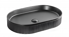 Раковина накладная MILLEAU Glace MU8009-MB (матовый чёрный)